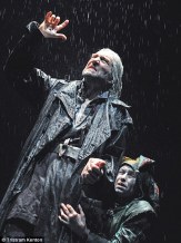 Greg Hicks, with Kathryn Hunter in The Royal Shakespeare Company's production at the Courtyard Theatre, Stratford upon Avon