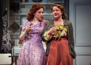 Mistress Ford (Heidi Kettenring) and Mistress Page (Kelli Fox) from Chicago Shakespeare Theater